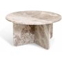 Level ronde salontafel in marmer 85 cm - Silver Diana
