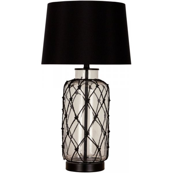 Marine bordslampa - Svart/klar