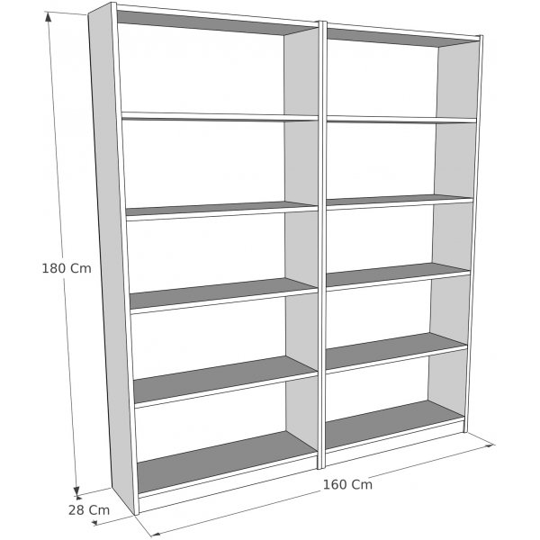 Bibliothèque Bigs - Marron Bibliothèque Bigs - Marron