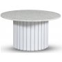 Sumo Soffbord 85 - Vitbetsad ek / Terrazzo Bianco