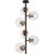 Fasett taklampa 10450 - Svart/antik