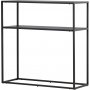 Georgetown sidobord 30 x 80 cm - Svart