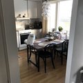 Kundbild Öregrund matbord 140 cm - Återvunnet trä/metall