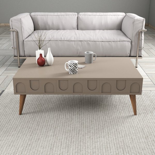 Table basse Lyon 105 x 60 cm - Marron/noyer Table basse Lyon 105 x 60 cm - Marron/noyer