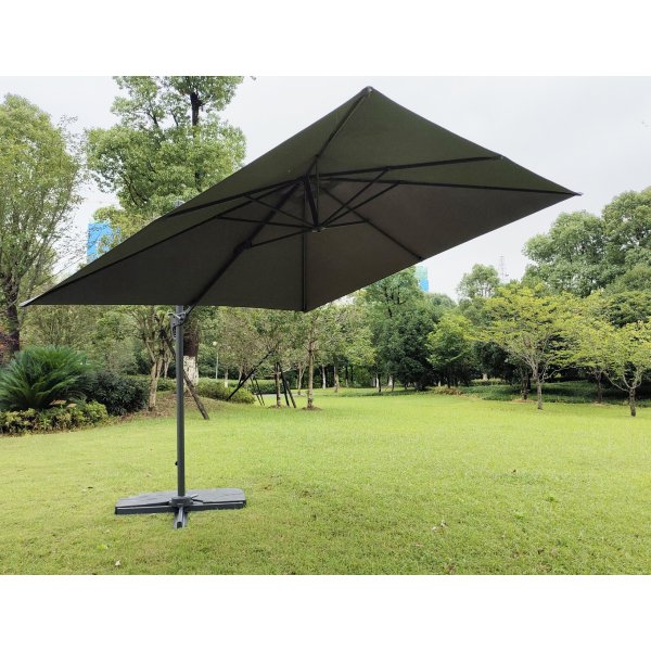 Malta Parasoll 3x3m - Antracit