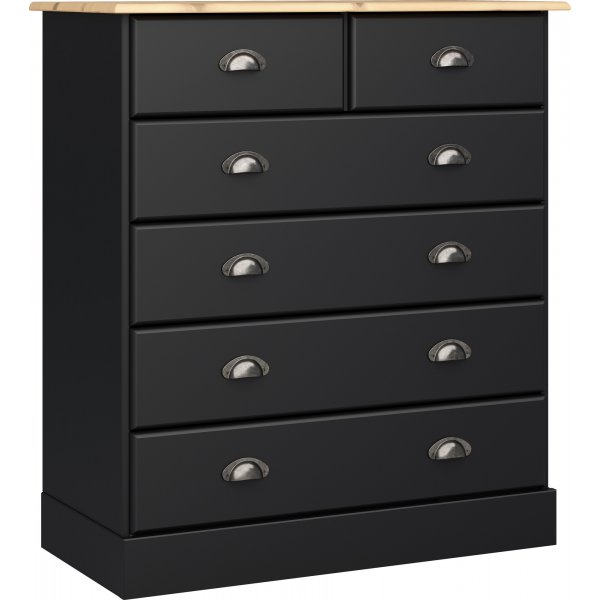 Nola byr - Svart/beige