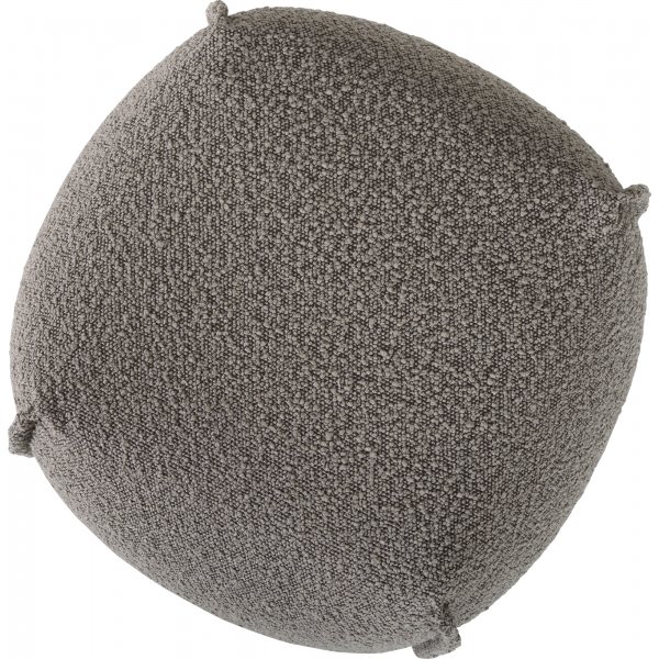 Pall 48x48 cm i mörkbeige bouclè Pall 48x48 cm i mörkbeige bouclè