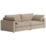 4-sits soffa Falkenberg 266 cm - Mörkbeige 4-sits soffa Falkenberg 266 cm - Mörkbeige