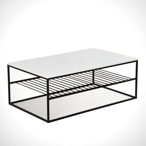 Table basse Etna 95 x 55 cm - Blanc Table basse Etna 95 x 55 cm - Blanc