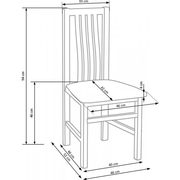 Fix matstol - Sonoma ek