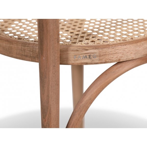 No 10 matstol med rottingsits och -rygg - Vintage No 10 matstol med rottingsits och -rygg - Vintage