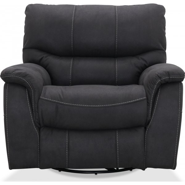 Rom manuell reclinerf�t�lj - Gr� tyg