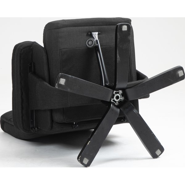 Oslo reclinerftlj med pall - Cortina svart