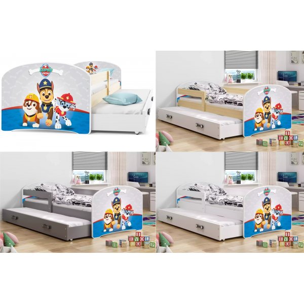 Vejle barnsäng med extrabädd 80 x 160 cm - Valfri sticker & färg Vejle barnsäng med extrabädd 80 x 160 cm - Valfri sticker & färg