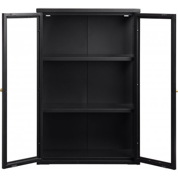 Toddy zwarte wandkast met dubbele deur H90 cm Toddy zwarte wandkast met dubbele deur H90 cm