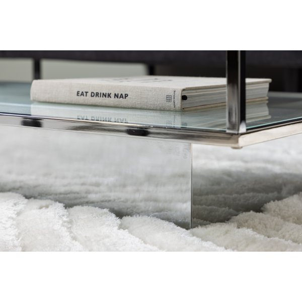 Maglehem soffbord 130 x 60 cm - Silver Maglehem soffbord 130 x 60 cm - Silver