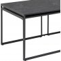 Infinity soffbord trio 120 x 60 cm - Svart
