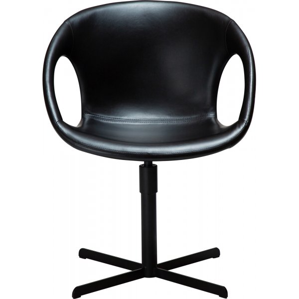 Chaise pivotante Carry - PU noir Chaise pivotante Carry - PU noir