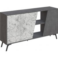Fione skänk 150 cm - Grå/vit marmor Fione skänk 150 cm - Grå/vit marmor