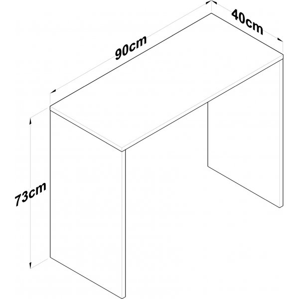 Hanna skrivbord i valnt