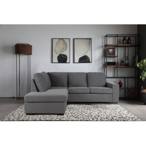 Solna soffa med ppet avslut 244 cm - Hger