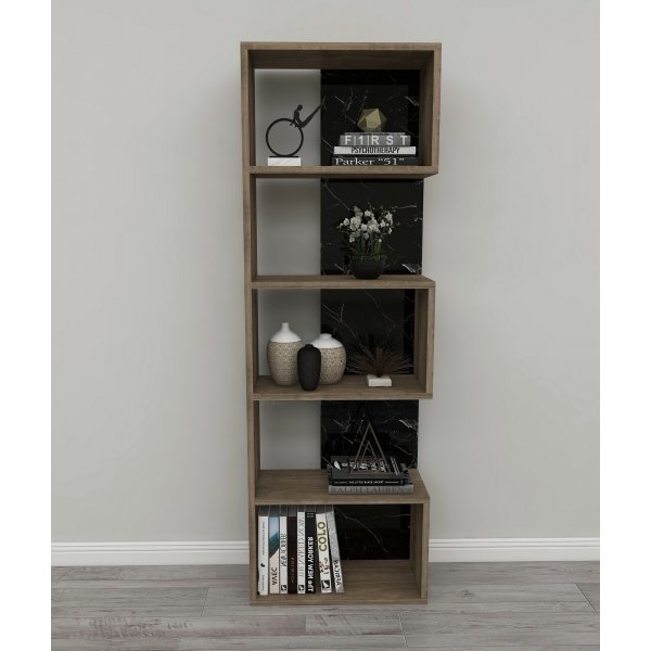 Gala bokhylla - Valnöt/marmor Gala bokhylla - Valnöt/marmor