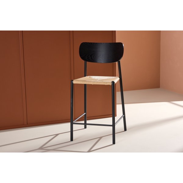 Polly barstol - Beige/Svart Polly barstol - Beige/Svart