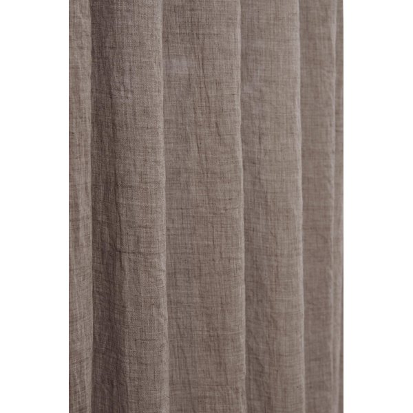 Rideau Sandy Lot de 2 2 x 135 x 280 cm - Nougat Rideau Sandy Lot de 2 2 x 135 x 280 cm - Nougat