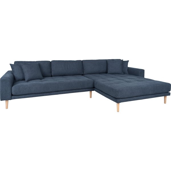 Canapé divan Lido Bleu foncé à droite Canapé divan Lido Bleu foncé à droite