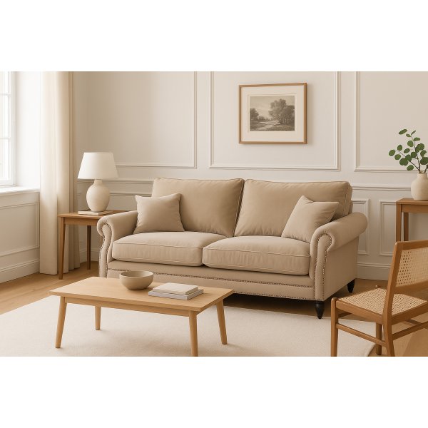 Soffa Memo 3-sits - Ljus mullvad