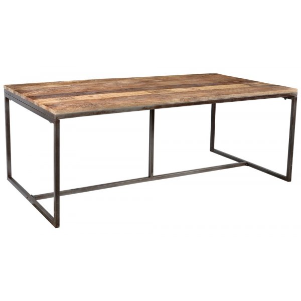 Luxemburg matbord mangoträd 200 cm - Trä/metall