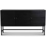Carl sideboard med 3 drrar - Svartbetsad ask