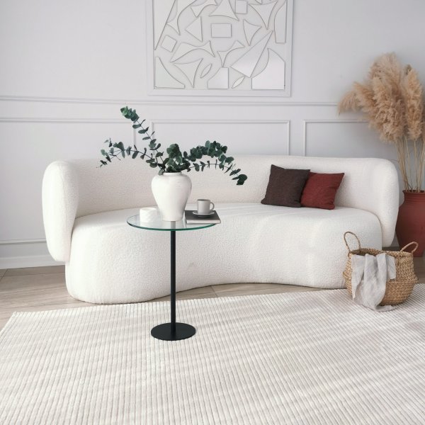 Table basse sociale Ø40 cm - Noir Table basse sociale Ø40 cm - Noir