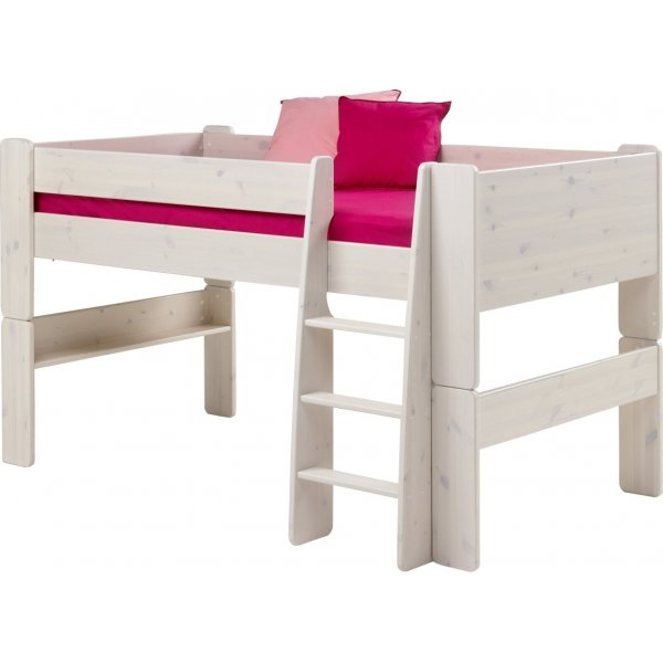 Voor kinderhoogslaper 90 x 200 cm - Whitewash