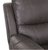 Enjoy Hollywood reclinersoffa - 2-sits (el) i mrkbrunt microfibertyg