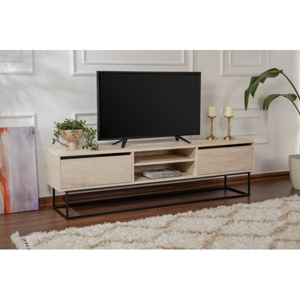 TV-bänk 180 cm beige - Escape TV-bänk 180 cm beige - Escape