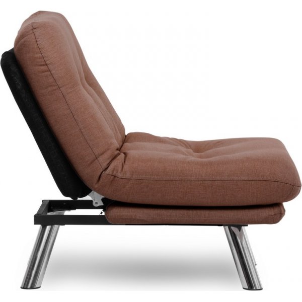 Fauteuil lit Misa - Marron clair Fauteuil lit Misa - Marron clair