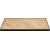 Visgraat extra plank 45 x 90 cm - Zwart / Eiken