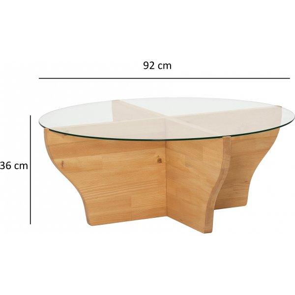Table basse Amphora 92 cm - Teck