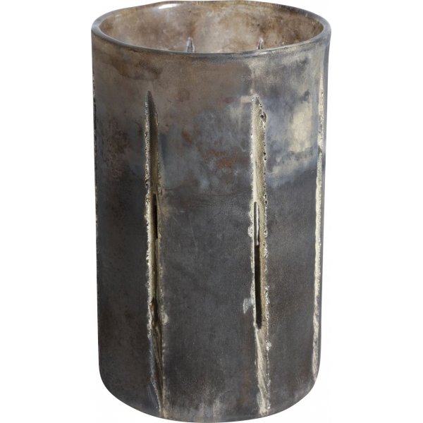 Lanterne bougie brillante 20 cm - Noir