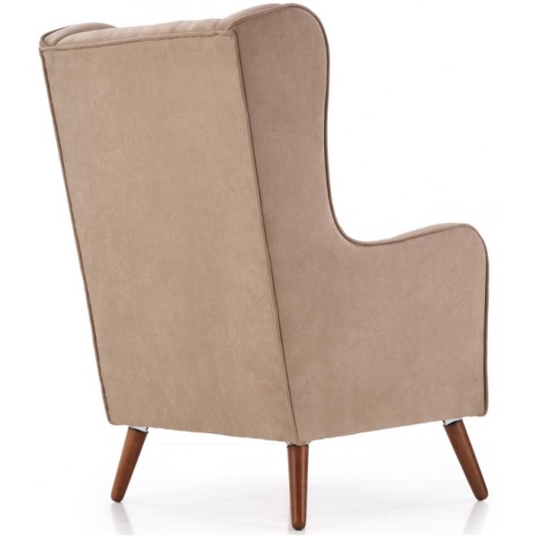 Linsey öronlappsfåtölj - Beige (tyg) Linsey öronlappsfåtölj - Beige (tyg)