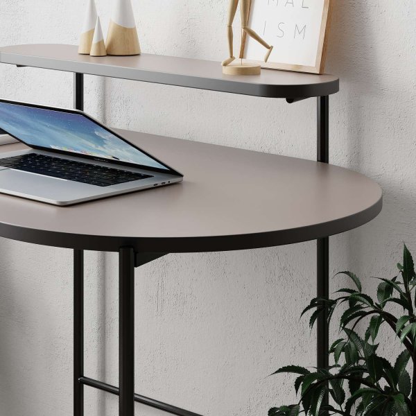Lob skrivbord 100x72 cm - Ljus mocka Lob skrivbord 100x72 cm - Ljus mocka