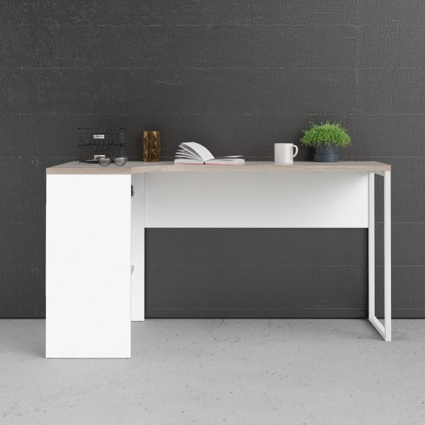 Bureau Function Plus 145,1 x 81 x 76,8 cm - Blanc/truffe Bureau Function Plus 145,1 x 81 x 76,8 cm - Blanc/truffe