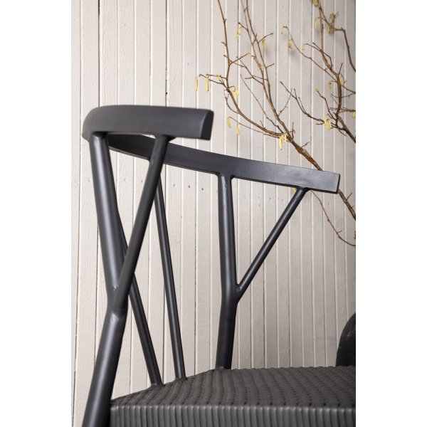 Chaise de salle  manger Stina - Noir