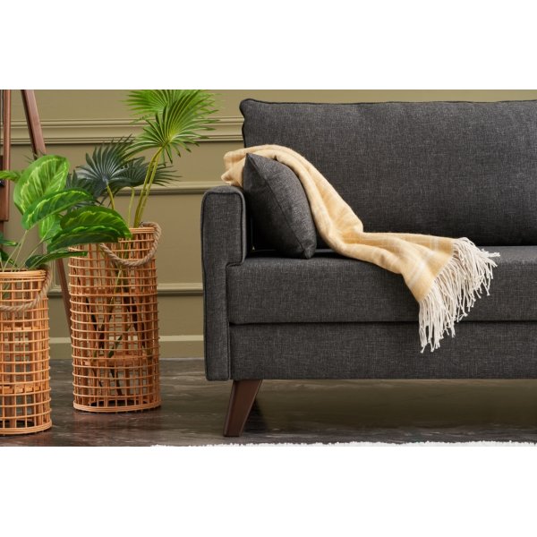 Canapé-lit Bella - Anthracite (gris) Canapé-lit Bella - Anthracite (gris)