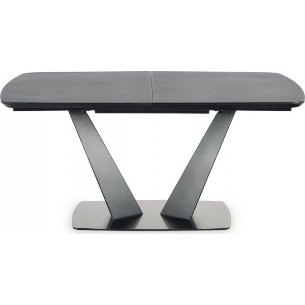 Table à manger Post 160-220 cm - Gris foncé/noir Table à manger Post 160-220 cm - Gris foncé/noir