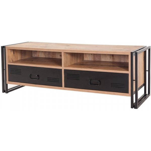 Cosmo Yvette TV-b�nk - Furu/svart