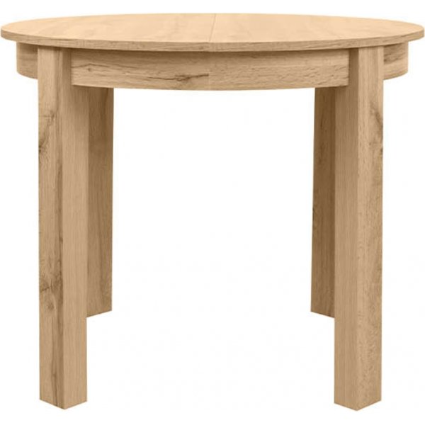 Table à manger Bernardin 95-195 x 95 cm - Chêne Wotan Table à manger Bernardin 95-195 x 95 cm - Chêne Wotan