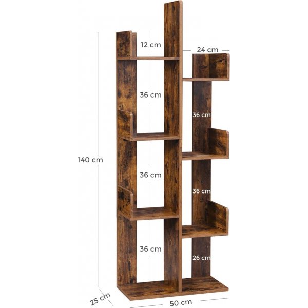 Bibliothque Jon 50 cm - Marron