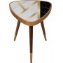 Liny sidobord triangel 45 x 45 cm - Flerfrgad